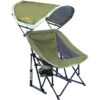 GCI Outdoor Pod Rocker Collapsible Rocking Chair with Sunshade