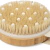 Zanzmer Dry Skin Body Brush Improves Skin’s Health & Beauty With Natural Bristle, Lymphatic Support | Remove Dead Skin and Toxins, Cellulite Treatment, Exfoliates, Stimulates Blood Circulation