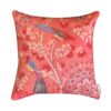 TH TASSELED HOME Crushed Velvet Mandala Birds Designer Printed Cushion Cover (20 x 20 inches, Multicolour, 1 pc)