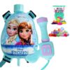 GRAPHENE Frozen Holi Tank Pichkari Water Gun 500ml Leak Proof Nano Tank for Kids Powerful High Pressure Long Throw Back Pack Holding 1 Pkt Gulal & 100 Balloons Spray Pistol ISI Approved